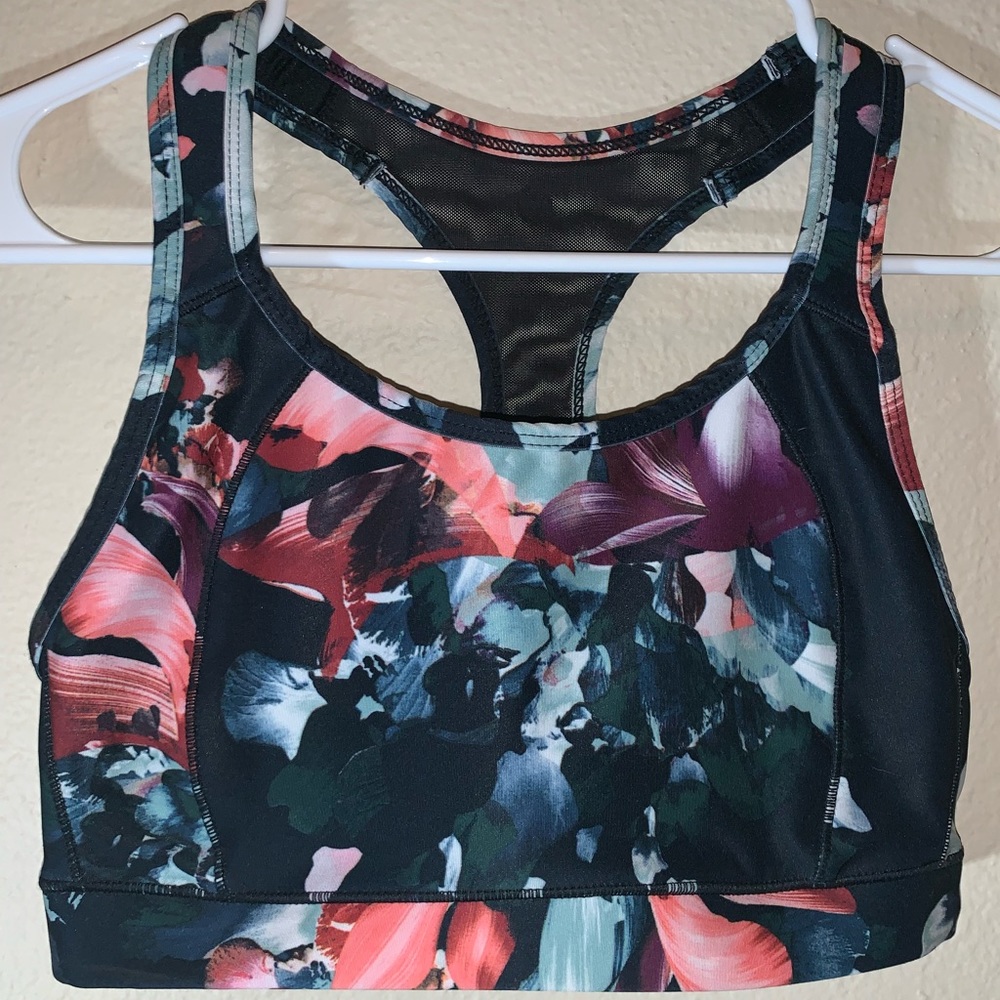 Floral Medium Sports Bra